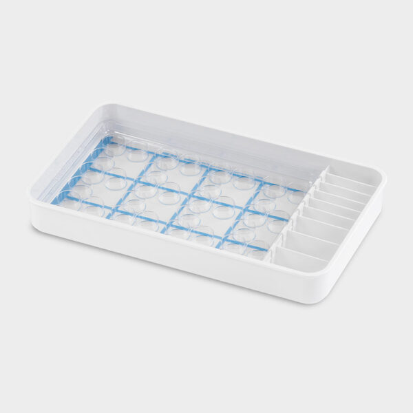 melipul Becher-Tablett 12x3 VF-43 mit 9 variablen Fächern