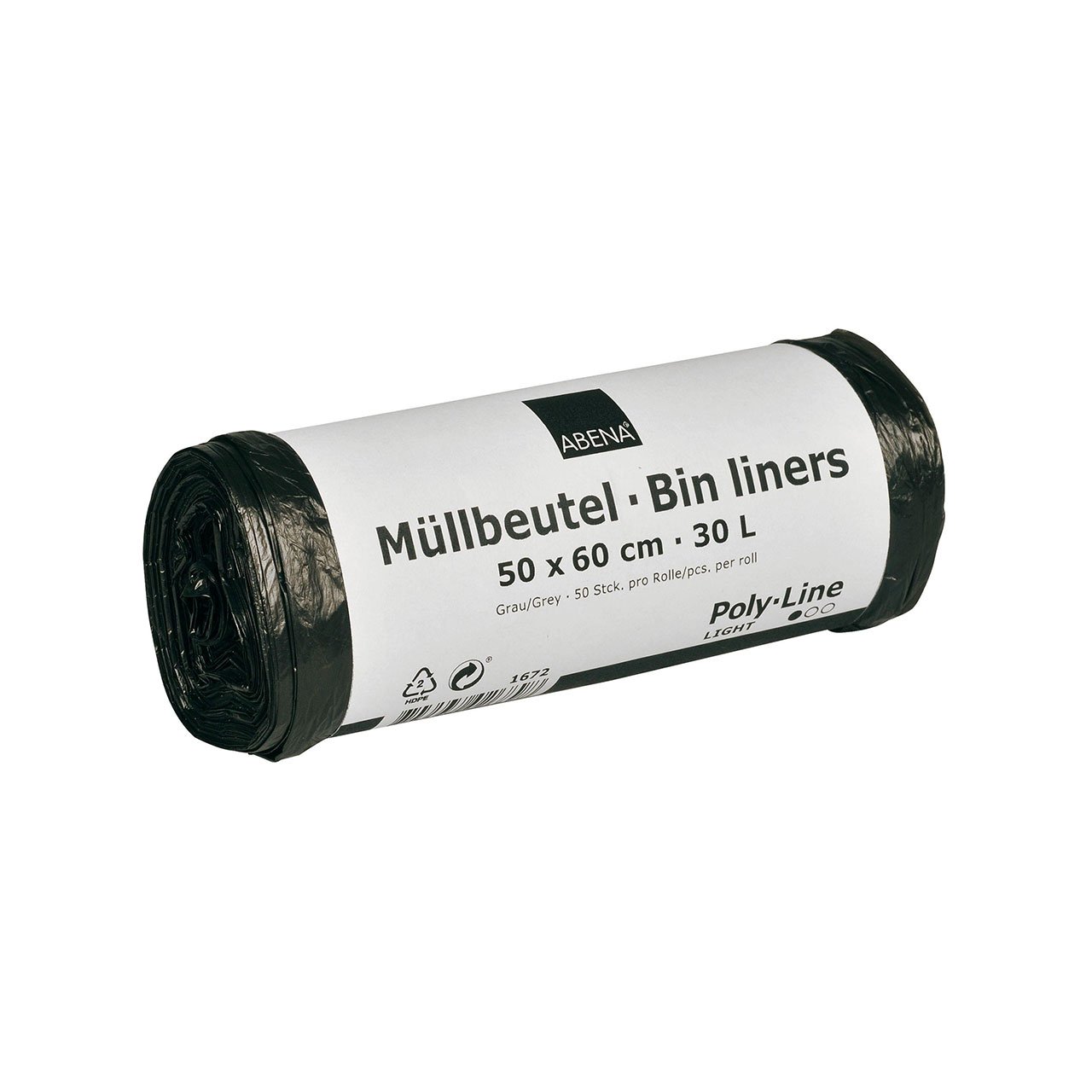 Poly-Line Müllbeutel HDPE - grau 1 Poly-Line Müllbeutel HDPE - grau