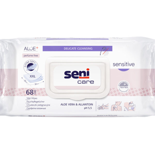 Seni Care Feuchttücher Sensitive - 10x68Stk.