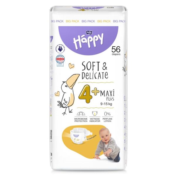 Bella Baby Happy Maxi Plus Gr. 4+ - 56Stk.
