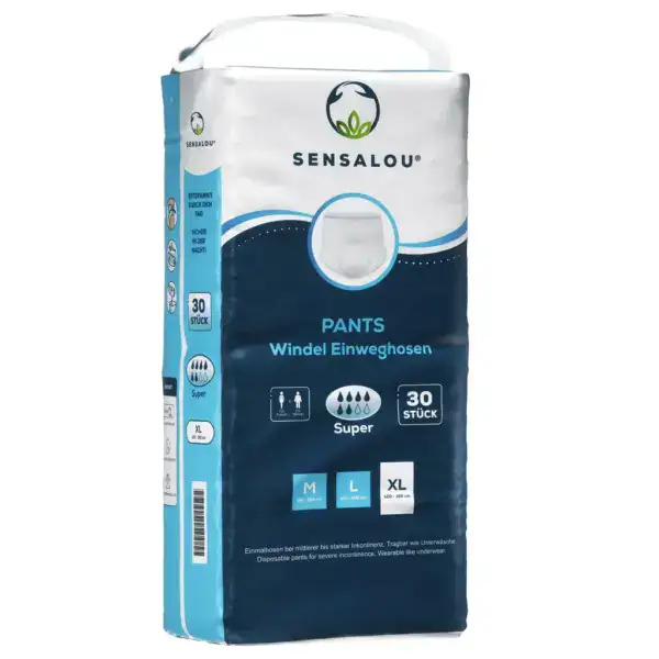 SENSALOU Windelhosen Pants Super - Größe XL (30Stk.)