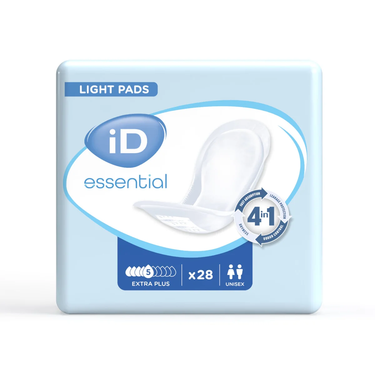 iD Essential Light Pads Extra Plus 280 Stk. 1 iD Essential Light Pads Extra Plus 280 Stk.