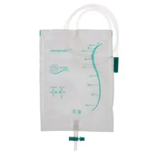 Sanabelle Bettbeutel U130 2.000ml mit Ablauf, steril, Länge 120cm - 1 Stück